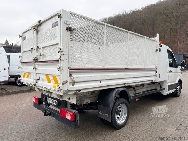 Φορτηγό ανατρεπόμενο βαν VOLKSWAGEN Crafter 5,5 T Pritsche Kipper + Laubgitter *A/C*