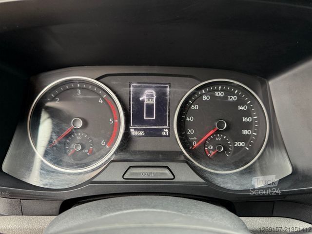 Φορτηγό ανατρεπόμενο βαν VOLKSWAGEN Crafter 5,5 T Pritsche Kipper + Laubgitter *A/C*