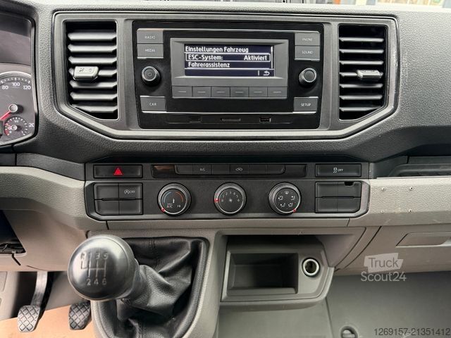 Φορτηγό ανατρεπόμενο βαν VOLKSWAGEN Crafter 5,5 T Pritsche Kipper + Laubgitter *A/C*