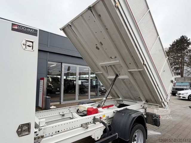 Φορτηγό ανατρεπόμενο βαν VOLKSWAGEN Crafter 5,5 T Pritsche Kipper + Laubgitter *A/C*