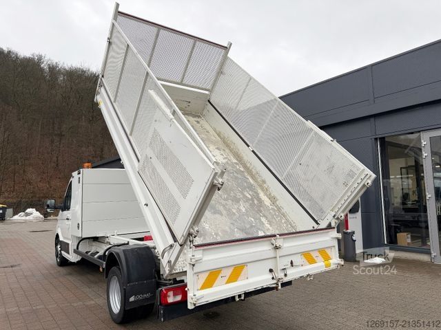 Φορτηγό ανατρεπόμενο βαν VOLKSWAGEN Crafter 5,5 T Pritsche Kipper + Laubgitter *A/C*