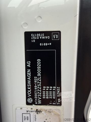 Φορτηγό ανατρεπόμενο βαν VOLKSWAGEN Crafter 5,5 T Pritsche Kipper + Laubgitter *A/C*