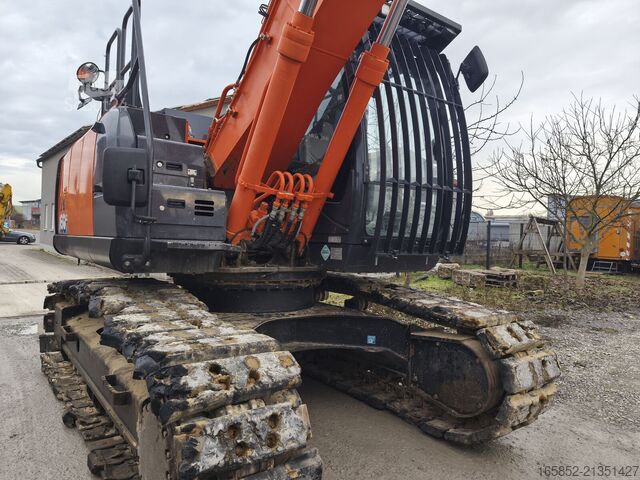 Excavadora sobre orugas Hitachi ZX160LC-6 Kettenbagger Schnellwechsler Tieflöffel