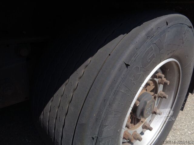 Nyitott ponyvás félpótkocsi KÖGEL S24-1 Mega Liftachse 445/45 R19,5