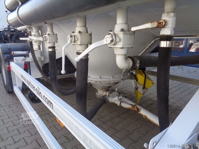 Szállító siló félpótkocsi SPITZER SF 2734/2P Silo 34.000 L 2 Kammern Liftachse