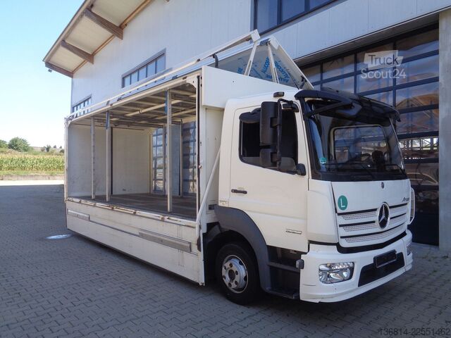 Italautó italáruszállító MERCEDES-BENZ Atego 1223 L 5,8 M Schwenkwand RFK Spurassi