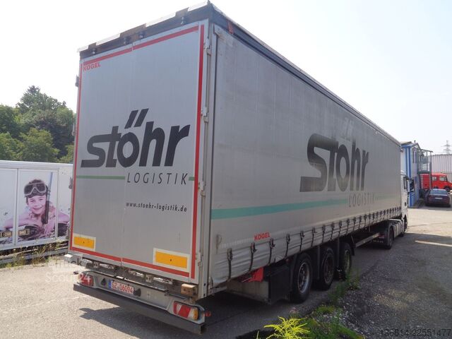 Félpótkocsi KÖGEL S24-1 Mega Liftachse 445/45 R19,5