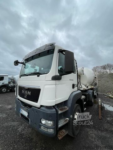 Betono maišyklės sunkvežimis MAN TGS 18.400 HydroDrive +Stetter Auflieger 10cm3