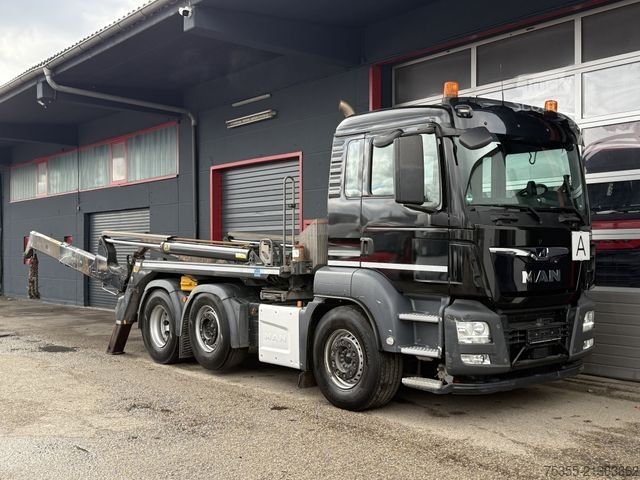 Absetzkipper LKW MAN TGS 26.500 6X2 Retarder NAVI AHK Meiller