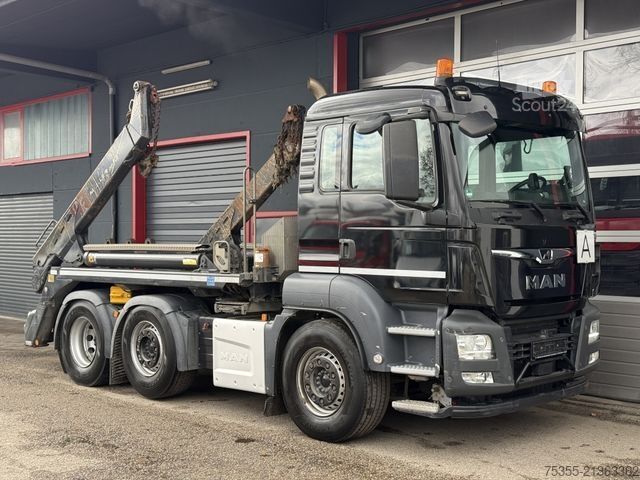Absetzkipper LKW MAN TGS 26.500 6X2 Retarder NAVI AHK Meiller