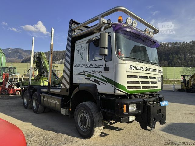 Tovornjak za prevoz hlodovine MAN Steyr 33S46 Loglift 105Z 6x6