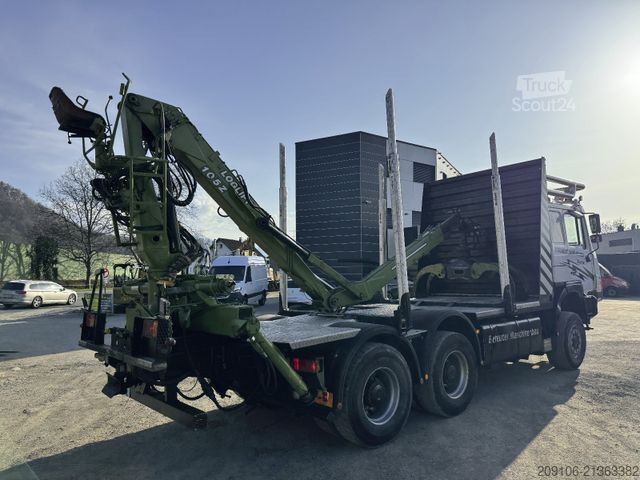 Tovornjak za prevoz hlodovine MAN Steyr 33S46 Loglift 105Z 6x6