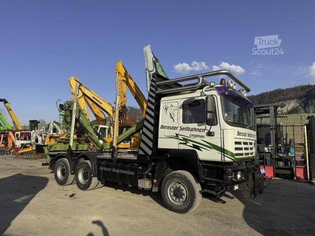 Tovornjak za prevoz hlodovine MAN Steyr 33S46 Loglift 105Z 6x6