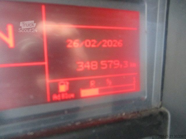 Вантажівка з платформою і тентом RENAULT D12/280, LBW, TÜV 03/2026