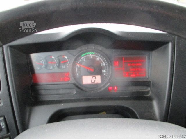 Вантажівка з платформою і тентом RENAULT D12/280, LBW, TÜV 03/2026