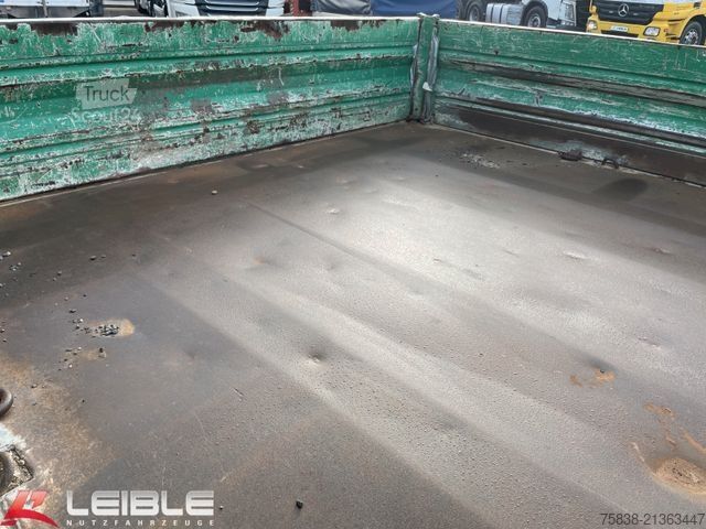 Remorque benne trilibérale WOERMANN 10,5t - 3 Seitenkipper mit Rampen / Bordwände