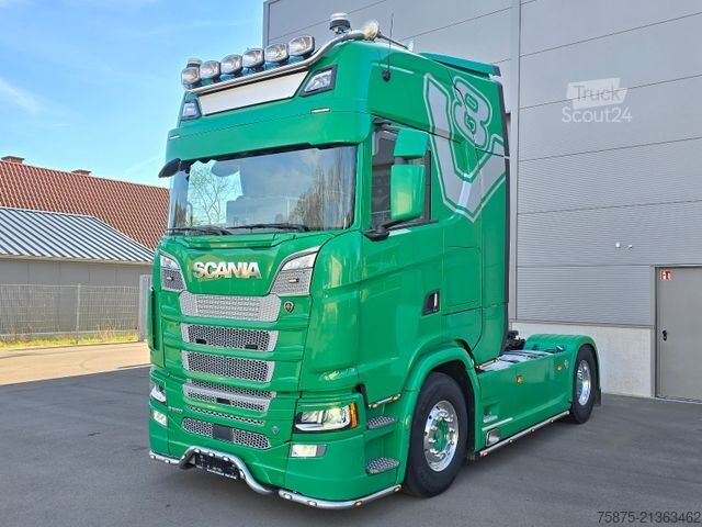 Tractor estándar SCANIA S 580 V8 *FULL AIR SUSPENSION *Hydraulik *TOP