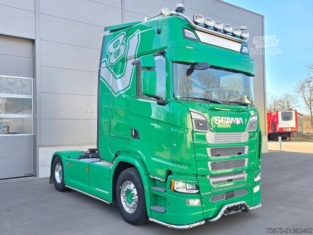 Tractor estándar SCANIA S 580 V8 *FULL AIR SUSPENSION *Hydraulik *TOP