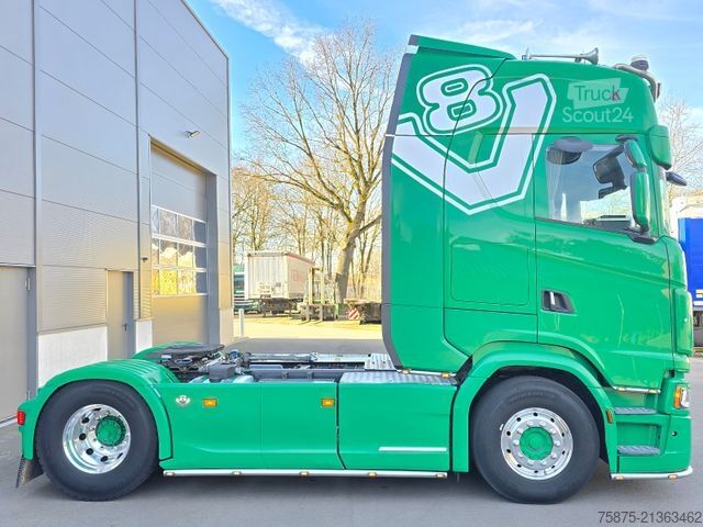 Tractor estándar SCANIA S 580 V8 *FULL AIR SUSPENSION *Hydraulik *TOP