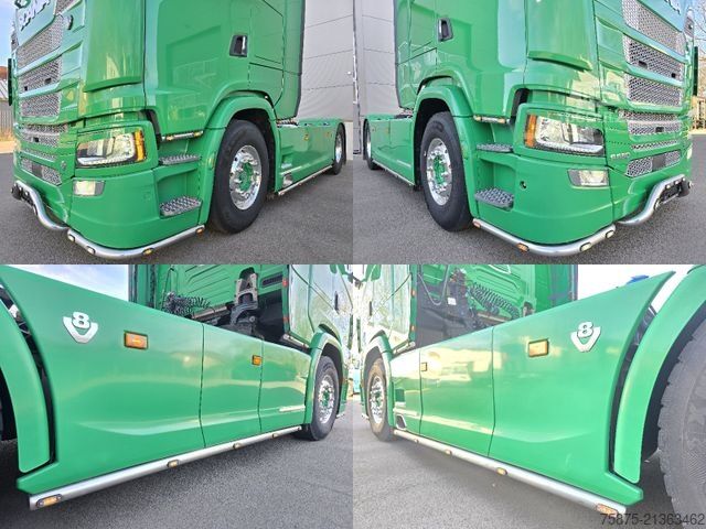 Tractor estándar SCANIA S 580 V8 *FULL AIR SUSPENSION *Hydraulik *TOP