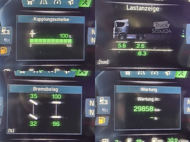 Tractor estándar SCANIA S 580 V8 *FULL AIR SUSPENSION *Hydraulik *TOP