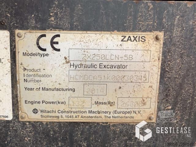 Crawler excavator Hitachi ZX250LCN-5B