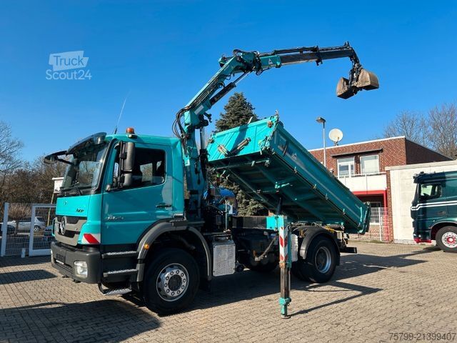 Truck mounted crane MERCEDES-BENZ 1829 Axor MEILLER 3Skipper + AK 120.2E Kran