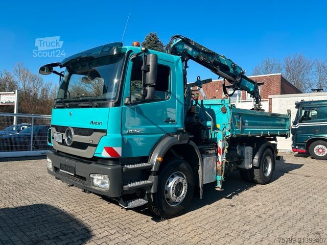 Truck mounted crane MERCEDES-BENZ 1829 Axor MEILLER 3Skipper + AK 120.2E Kran
