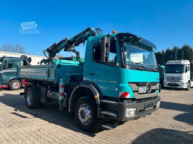 Truck mounted crane MERCEDES-BENZ 1829 Axor MEILLER 3Skipper + AK 120.2E Kran