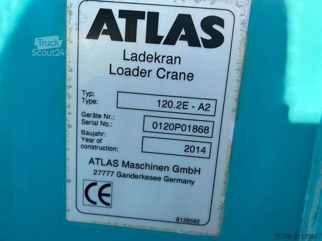 Truck mounted crane MERCEDES-BENZ 1829 Axor MEILLER 3Skipper + AK 120.2E Kran