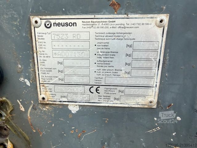 Rendemaskine med gravemaskine NEUSON Neuson 785Z3 RD Schild/Stahlketten/Service neu