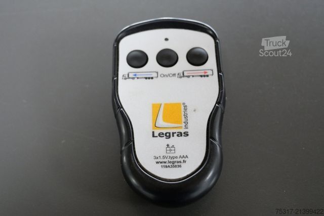 Návěs s pohyblivou podlahou LEGRAS C03 S / 92 m³ / 7 mm boden /7800 kg nur 23000 km