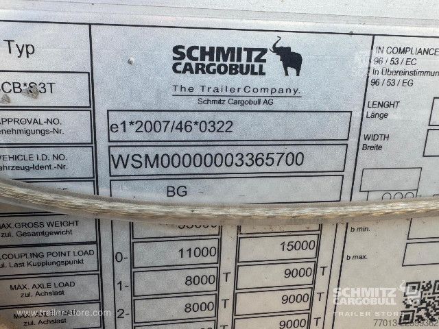 Auflieger mit Pritsche & Plane Schmitz Cargobull Curtainsider Standard