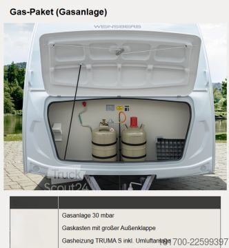 Karavan Weinsberg CaraLife 450 FU *1.500kg*Gas + Paket*