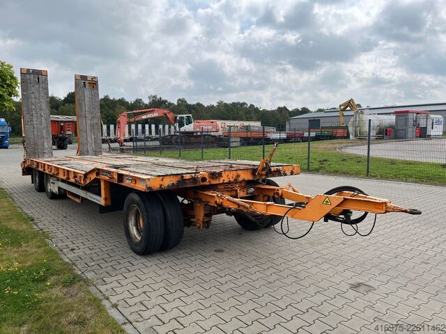 Tieflader Anhänger GOLDHOFER TU 3-24/80 3-Achs Tieflader