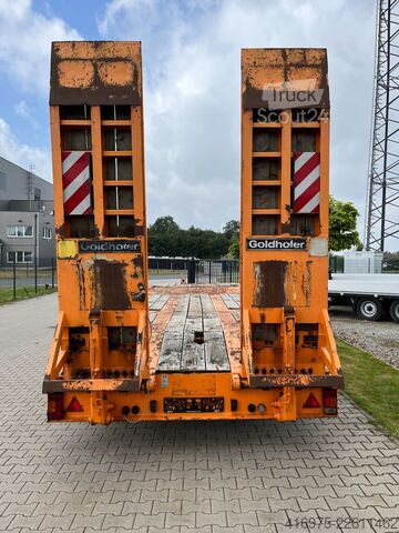 Tieflader Anhänger GOLDHOFER TU 3-24/80 3-Achs Tieflader