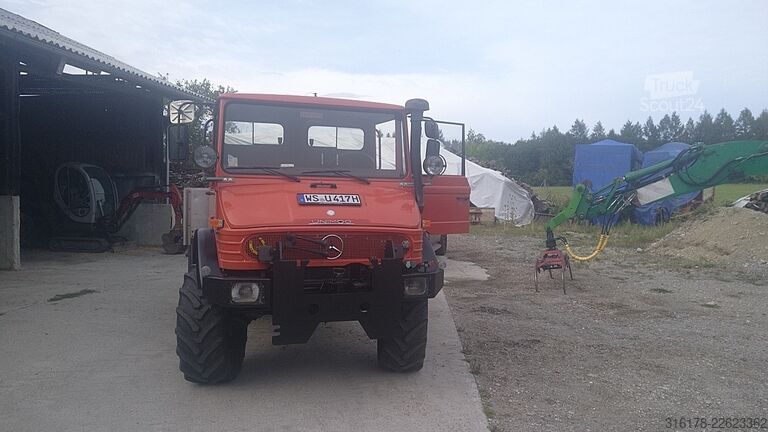 Furgone pick-up Mercedes-Benz Unimog 417 mit OM 366 sehr selten