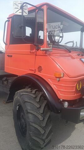 Furgone pick-up Mercedes-Benz Unimog 417 mit OM 366 sehr selten