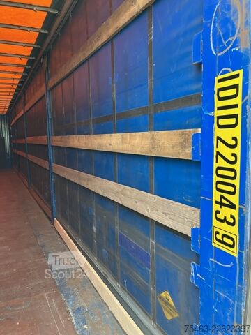 Zamenljiva nadgradnja z ravno ploščadjo in ponjavo WECON/LAG CURTAIN C45 45feet
