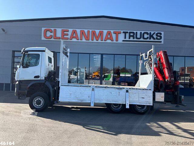Vrachtwagen met kraan Mercedes-Benz Arocs 3345 6x6 Fassi 45 Tonmeter laadkraan Just...