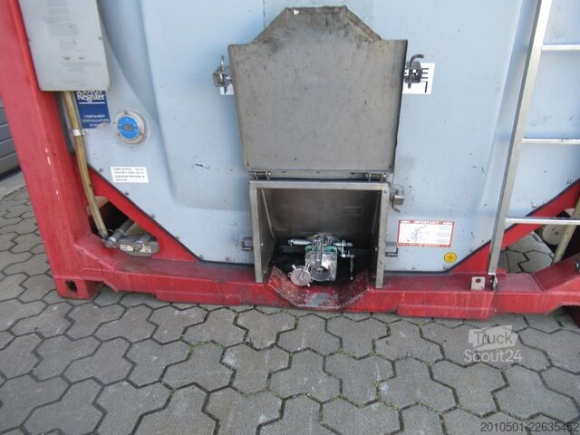 حاوية صهريج 24m³ TANKCONTAINER TANK EDELSTAHL Stahlcontainer TANK 24.000L GÜLLE