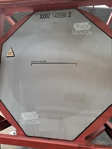 Tankcontainer 24m³ TANKCONTAINER Container Silo Gülle Edelstahltank Stahltank 20 Fuß 24000L