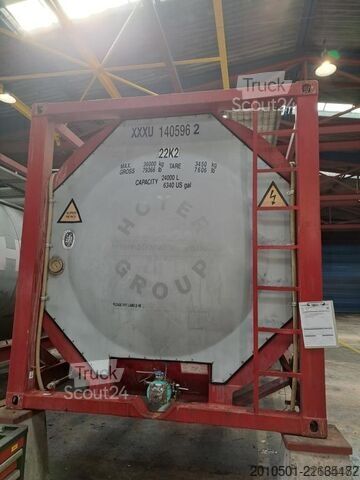 Tankcontainer 24m³ TANKCONTAINER Container Silo Gülle Edelstahltank Stahltank 20 Fuß 24000L