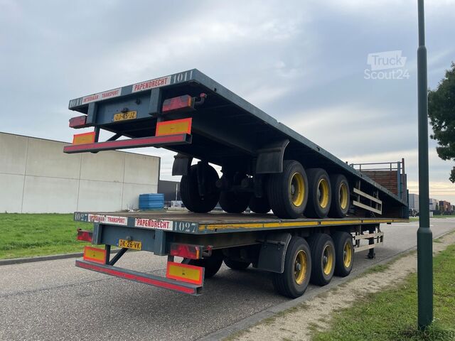 Plataforma remolque Haan OPL45 Heavy Duty / Rungen-Potholes /BPW / 2x Li...