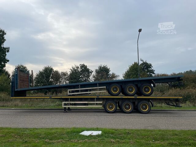 Plataforma remolque Haan OPL45 Heavy Duty / Rungen-Potholes /BPW / 2x Li...
