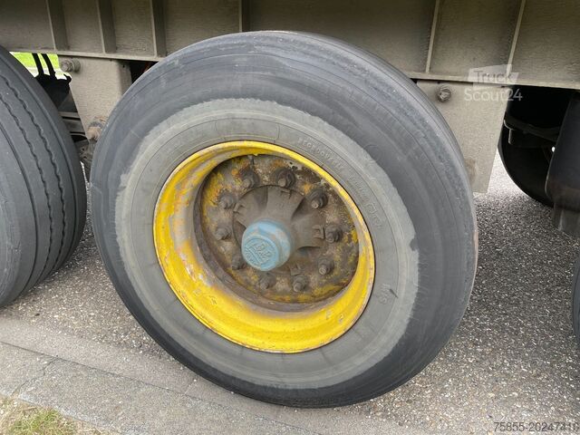 Plataforma remolque Haan OPL45 Heavy Duty / Rungen-Potholes /BPW / 2x Li...