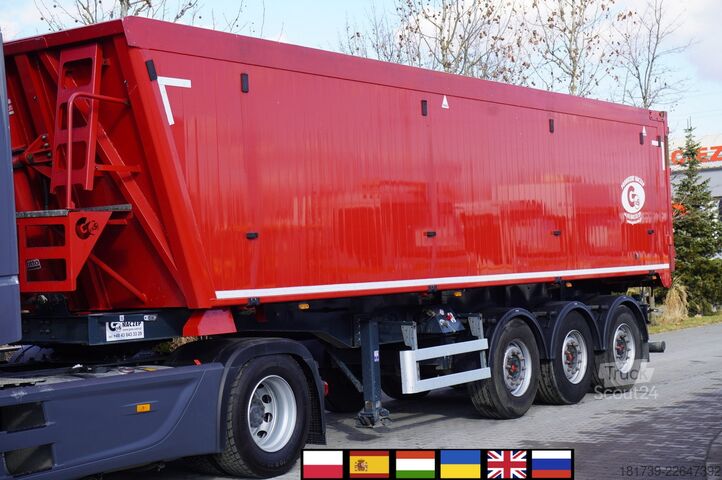 Samosvorný návěs GRAS GS 35.5t tipper semi-trailer / 48 m3
