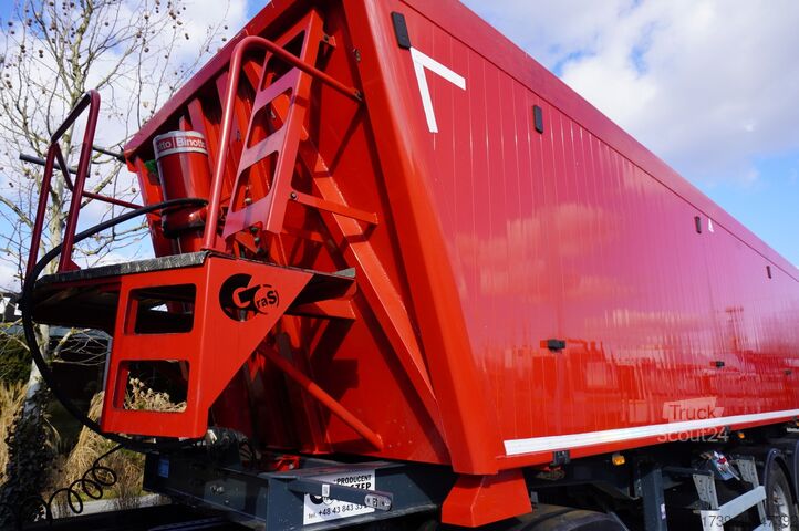 Samosvorný návěs GRAS GS 35.5t tipper semi-trailer / 48 m3