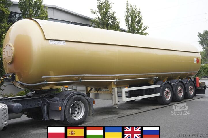 Poluprikolica-cisterna za gas BC-LGC NCG-50 gas tank semi-trailer / ADR / 202