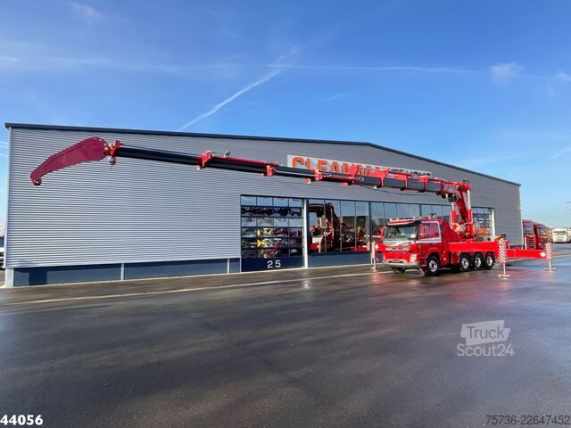 Camion-grue Volvo FMX 500 8x4 Euro 6 MPG 150 Tonmeter laadkraan J...